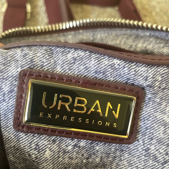 Burgundy Kenzie Backpack Urban Expressions - Picture 7 of 7